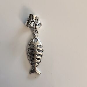 FISH  Charm for European Style Bracelets Tibeten alloys